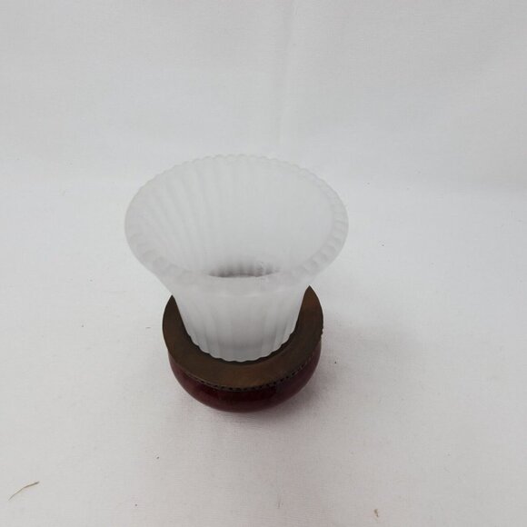 PartyLite Moroccan Spice Mini Votive Candle Holder Frosted - Picture 2 of 8